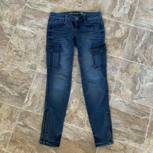 American Eagle Cargo Jeggings- Sz 00